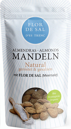 Almendras con Flor de Sal Natural - Bio Mandeln 70g.