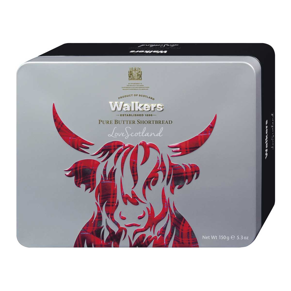 Walkers Shortbread – „Highland Cow“ Assorted Shortbread 150g – Dose