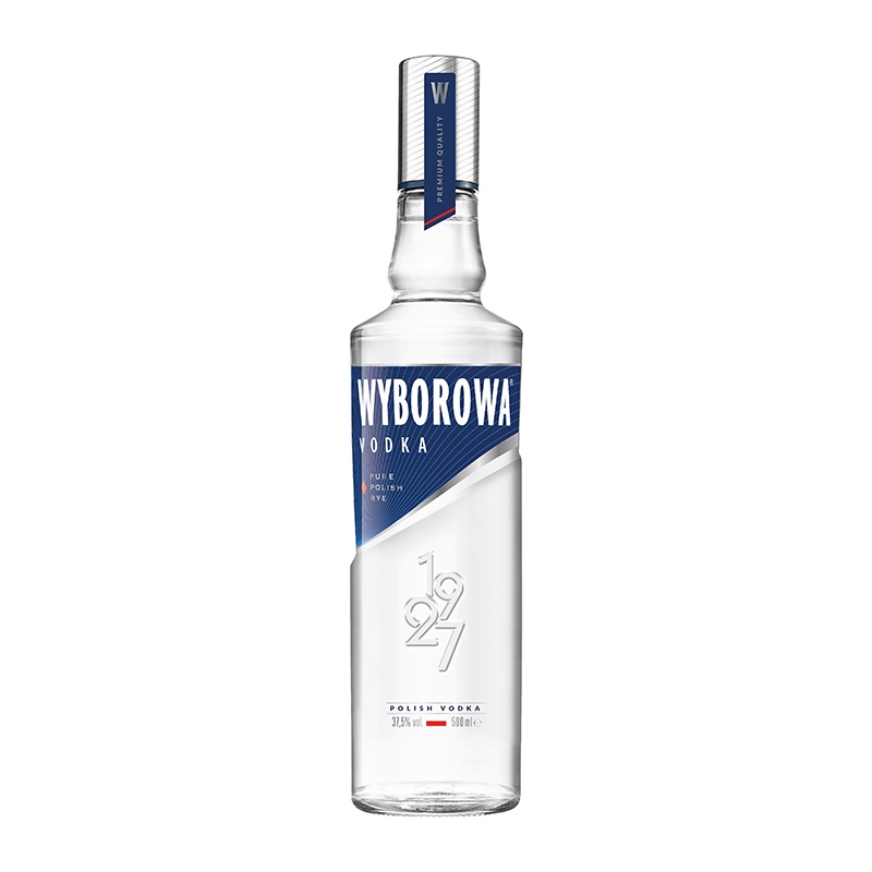 Wyborowa Wodka 37,5% Vol. Polen 0,5l.