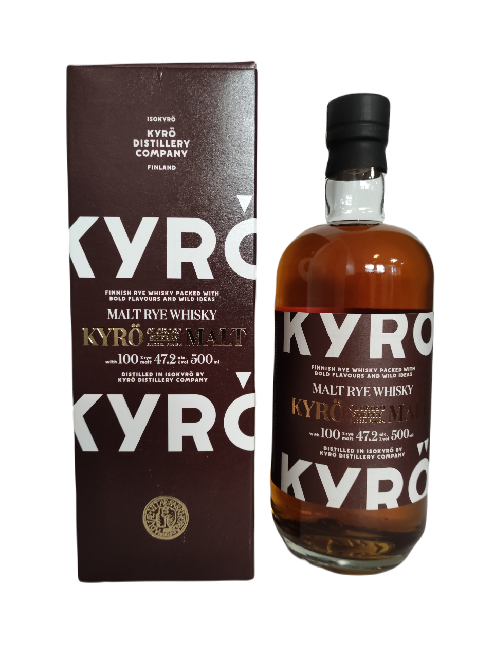 Kyrö Malt Rye Whisky Oloroso Sherry 47,2% - 0,5l.