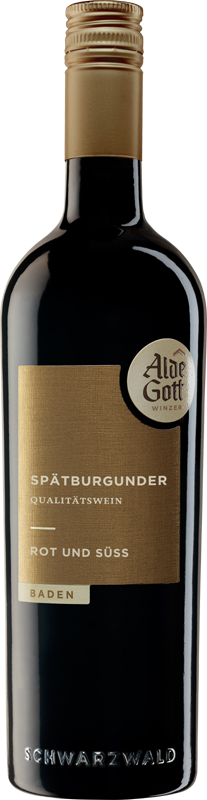 Alde Gott - Spätburgunder "Rot&Süß" RZ 63,4 g.