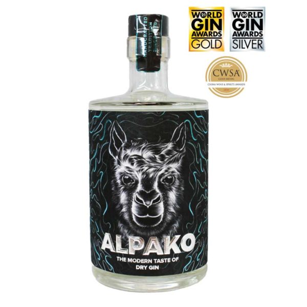 Alpako Gin Herne 43% - 0,5l.